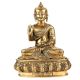 Brass Meditating Blessing Buddha Statue
