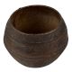 Brass Odisha Rice Measuring Bowl In Dark Finish