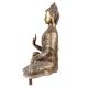 Brass Meditating Blessing Buddha With Kalash In One Hand