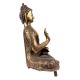 Brass Meditating Blessing Buddha With Kalash In One Hand