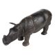 Hand Crafted Wild Animal Hippo Standing Statue
