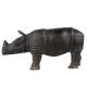 Hand Crafted Wild Animal Hippo Standing Statue