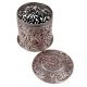 Copper Box With Lid Jali Cut Work Round Box