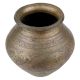 Finely Carved Brass Pot For Hindu Ceremonies