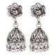 92.5 Sterling Silver Earrings Office Wear Jhumki Chandelier