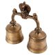 Brass Twin Bell Nandi Lingum Cobra Ritual Bell