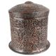 Decorative Copper Box With Lid Jali Cut Work Round Box
