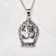 92.5 Sterling Silver Om Pendant In Prabhavali Frame for Men and Women