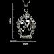 92.5 Sterling Silver Om Pendant In Prabhavali Frame for Men and Women