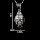92.5 Sterling Silver Pendant  Buddhist Buddha Head Pendant