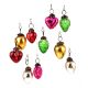 Set of 25 Handmade Multicolored Mini Christmas Ornaments In Assorted Styles
