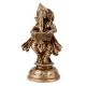 Standing Brass Lord Ganesha Playing Musical Instrument Harmonium