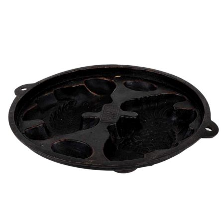 Black Fish Design Brass Appam Pot
