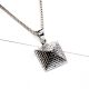 92.5 Sterling silver Pendant Tiled Pyramid Spiritual jewelry