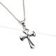 92.5 Sterling Silver Pendant With Plain looking Holy Cross Symbol