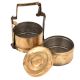 Brass Tiffin Box Small Size Two Container Tiffin box