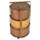 Mixed Metal Tiffin box With Two Copper One Brass Container