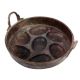 Brass Cooking Pot With Seven Cavities and Two Handles South Indian Kitchenware
