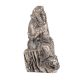 Aluminum Sitting Wise Man Statue Holding a Sword