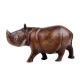 Hand Made Brass Hippo Animal Statue With Detailed Carving