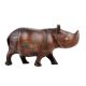 Hand Made Brass Hippo Animal Statue With Detailed Carving