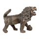 Brass Foo Dog Lion Playing Ball Statue Home DÃ©cor