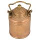 Brass Milk Pot Cylindrical Shape Decorative Handle