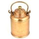 Brass Milk Pot Rings Engraved  On Lid And Knob Finial