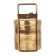 Indian Brass Tiffin Box With Two Containers