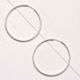 92.5 Sterling Silver Hoop Earrings For Every Day Wear