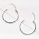 92.5 Sterling Silver Hoop Bali Earrings For Women