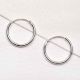 Small 92.5 Sterling Silver Hoop Bali Earrings Fashion Wear