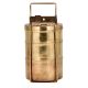 Brass Tiffin Box Three Tier Handmade Lunch Carrier