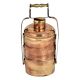 Brass Tiffin Box Three Storage Additional Small Box And Thick Metal Frame