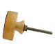 Brown Inlay Resin Decor Knobs