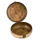 Traditional Round Tiffin Box With Engraved Design And A Latch