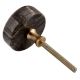 Grey Stone Copper Round Dresser Knobs