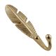 Golden Big Feather Iron Hook