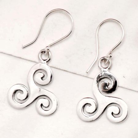 Artistic Handmade 92.5 Sterling Silver Earrings