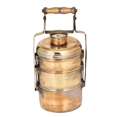 Vintage Brass made Lunch Box