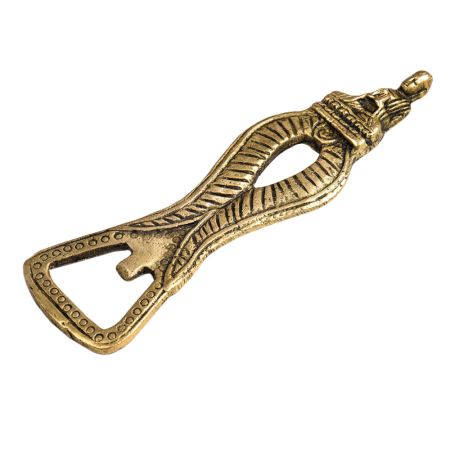 Brass Sitting Buddha Bottle Opener With Engraved Design