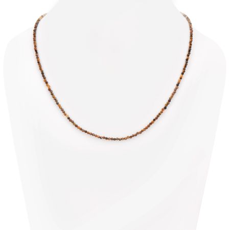 Yellow Tiger Eye Gemstone Necklace For Women