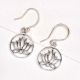 Lotus 92.5 Sterling silver Earrings Dangle Earrings