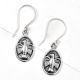 Flying Bird 92.5 Sterling Silver Drop Earrings For Women
