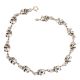 92.5 Sterling Silver Bracelet With silver Elephant Charms