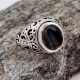 Labradorite Gemstone 92.5 Sterling Silver Antique Handmade Male Female Boho Ring