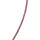 Garnet Stone Single Strand Necklace