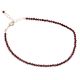 Natural Faceted Garnet Bead Bracelets For Women