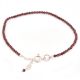 Natural Faceted Garnet Bead Bracelets For Women