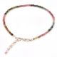 Tourmaline Beaded Bracelet  With Extension Chain